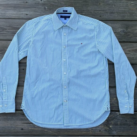 Tommy Hilfiger Other - Tommy Hilfiger Men Casual Shirt Long Sleeve Collar